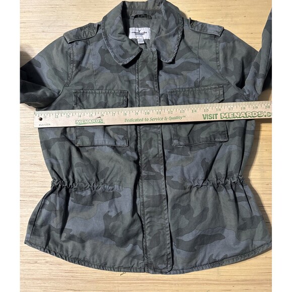 American Eagle Army Green Camo Women’s Small/P Jacket Gorpcore Outdoors Utility - Picture 3 of 13